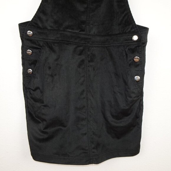 Adidas Originals Corduroy Dress Women's Size S Black Overall Dress - Picture 6 of 13